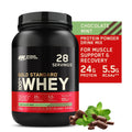 lb Powder, Mint, Chocolate Standard Optimum Protein, Nutrition, Protein Whey 100% 1.98 Gold 24g