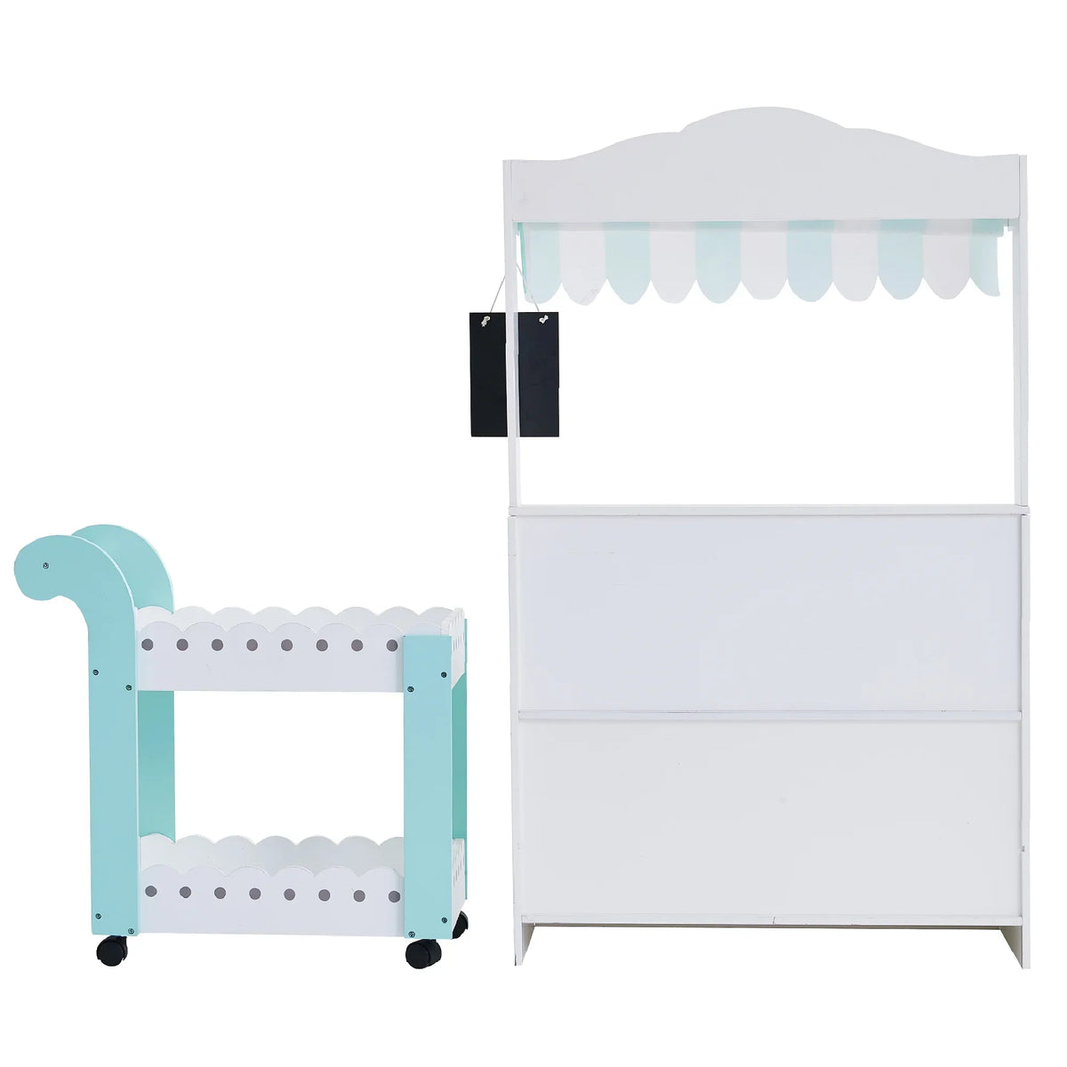 My Wooden Dream Set Teamson Bakery Cart Kids Pastry Play Shop and