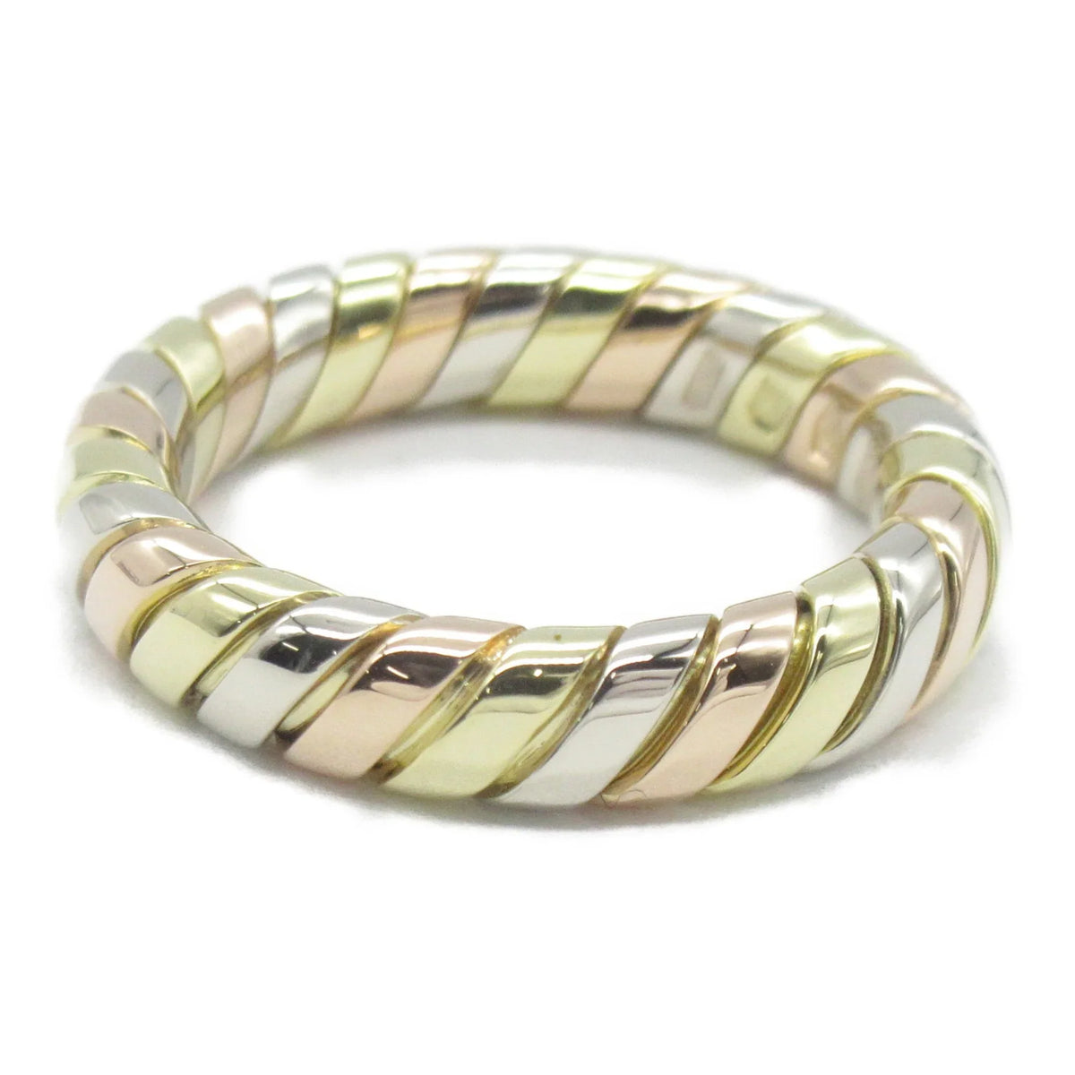 (Good) ring BVLGARI Gold Gold) K18 Gold Tubogas Gold) K18PG(Rose (Yellow Pre-Owned Ring