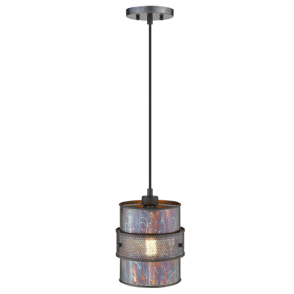 1-Light Pendant in. Ryker x 398260 HomeRoots x 8 Patina 10.75 Bronze 8