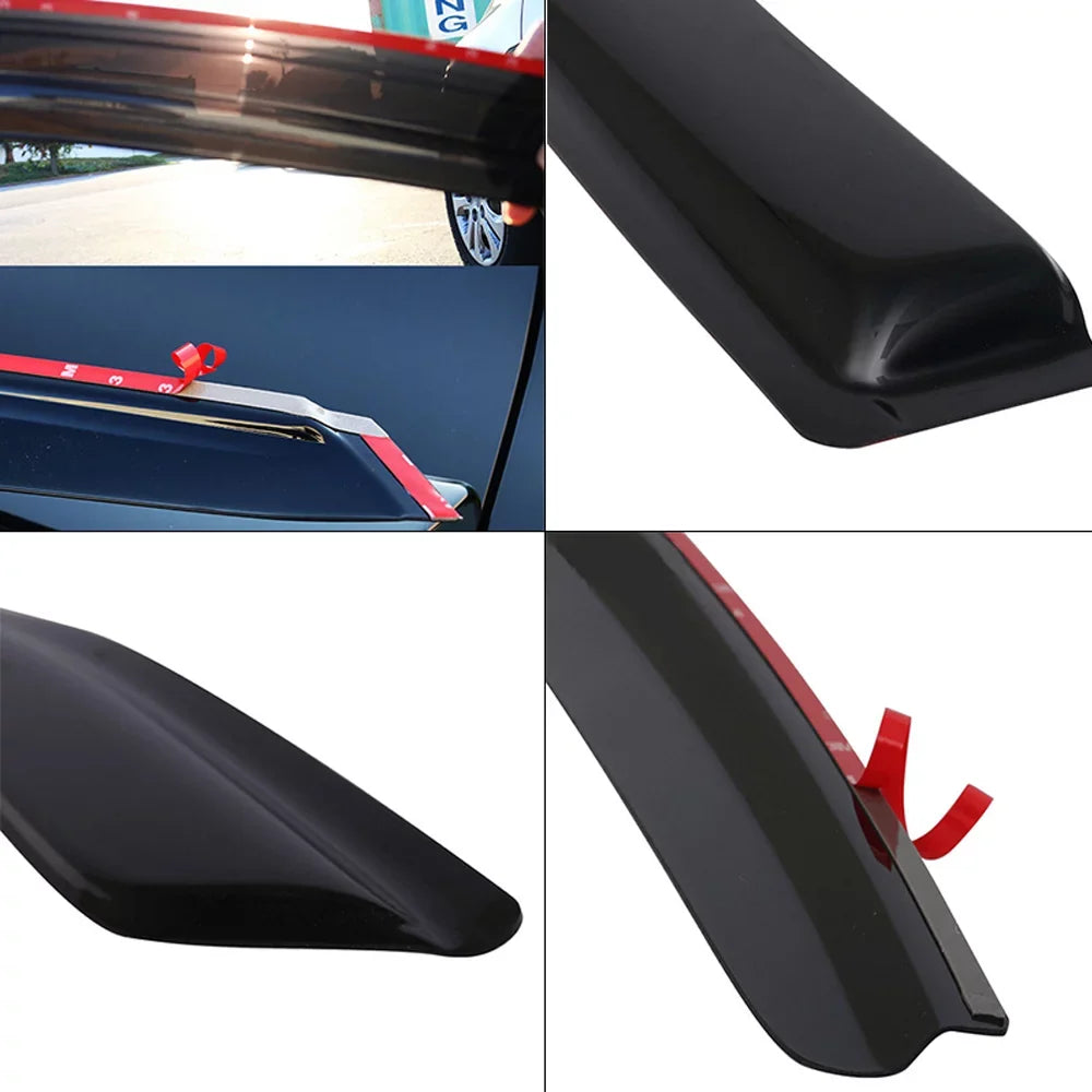 2015 Set with 2016 2013 Rain 2012 Window Mount 4Pc 2014 2018 11-19 Acrylic 2011 Motorsports Vent Outside Compatible Visors Explorer 2017 Ford Guard Deflector Ikon