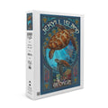for Turtle Georgia, (1000 Jekyll Family, Puzzle Challenging Piece Art Size Adults Nouveau 19x27, in Island, Jigsaw USA) Made Sea Puzzle, and