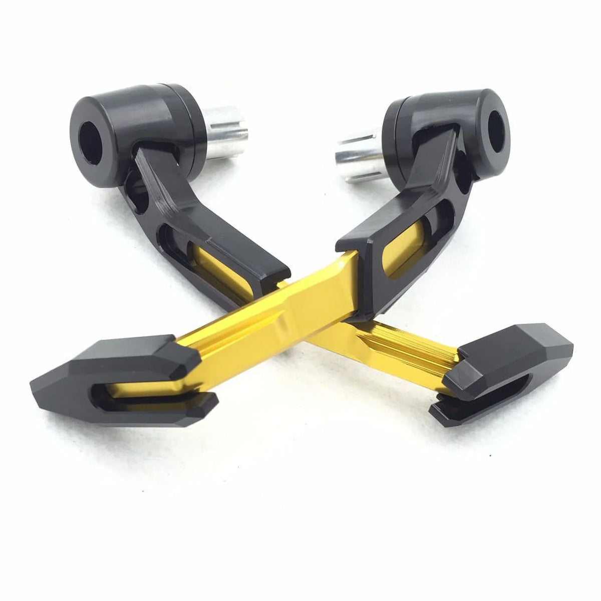 HTT-MOTOR Brake Proguard Black 22mm Guard GSX Motorcycle Total Angel Pro Protect RM Gold Length Aprilia Kawasaki Suzuki Lever DR CNC Adjustable Ninja Clutch Climber Protector For GSXR Hayabusa