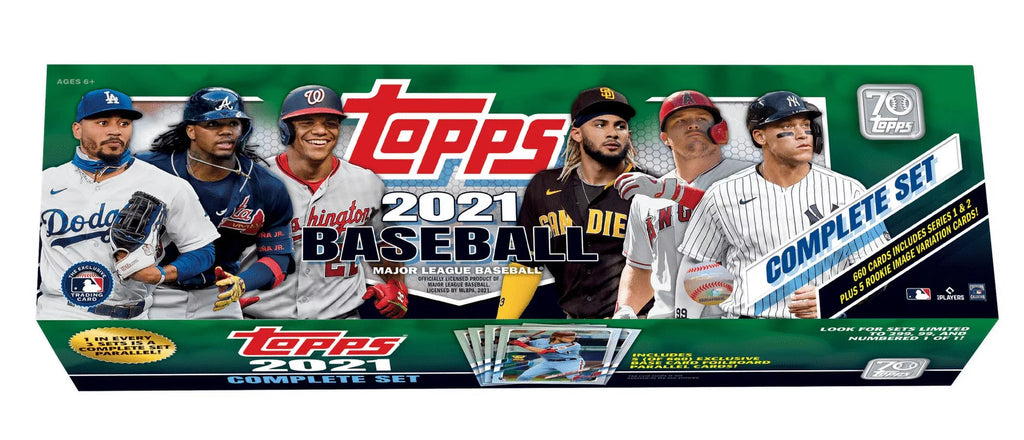 Set Baseball Cards Trading 2021 MLB Retail Topps Box Complete