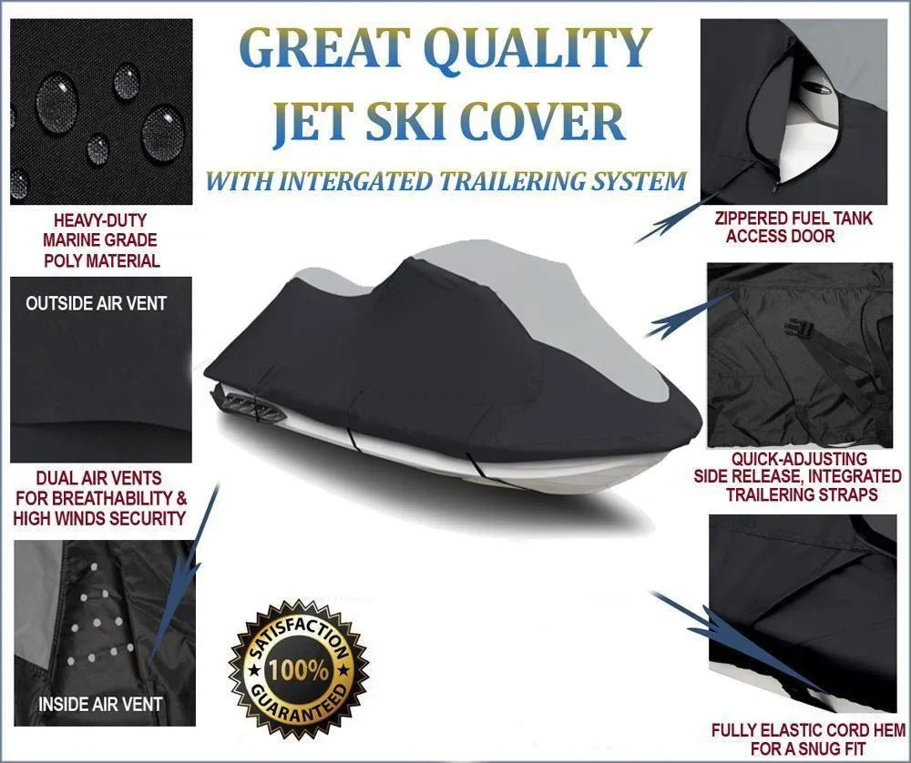 Seater SKI 1997 PWC JET 780 Cover SUPER 1-2 SL 600D Compatible HEAVY-DUTY 1996 for Polaris
