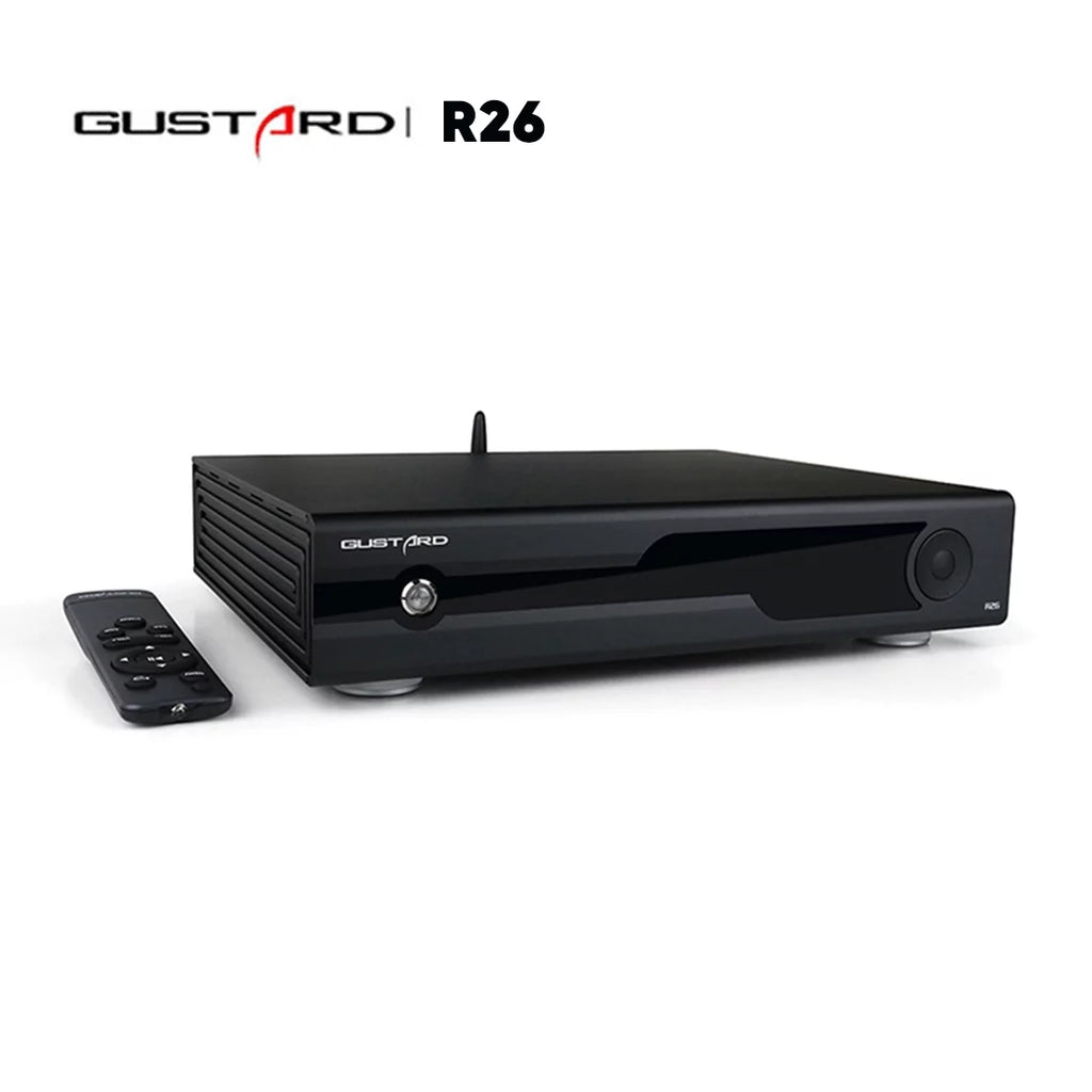 Decoder DSD (Black） R26 MQA Dual Gustard R2R LDAC Native Remote XMOS Discrete DAC Balanced with DAC Clock K2 Control