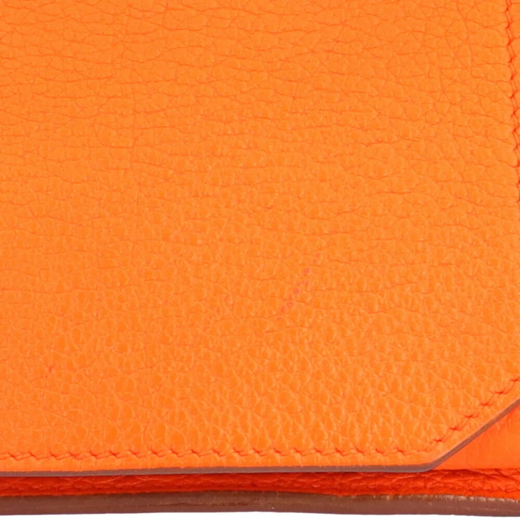 Women's BRB10010000013133 Hermes Bag Clemence Pre-Owned Orange Taurillon Shoulder 34 HERMES Gypsière (Good)