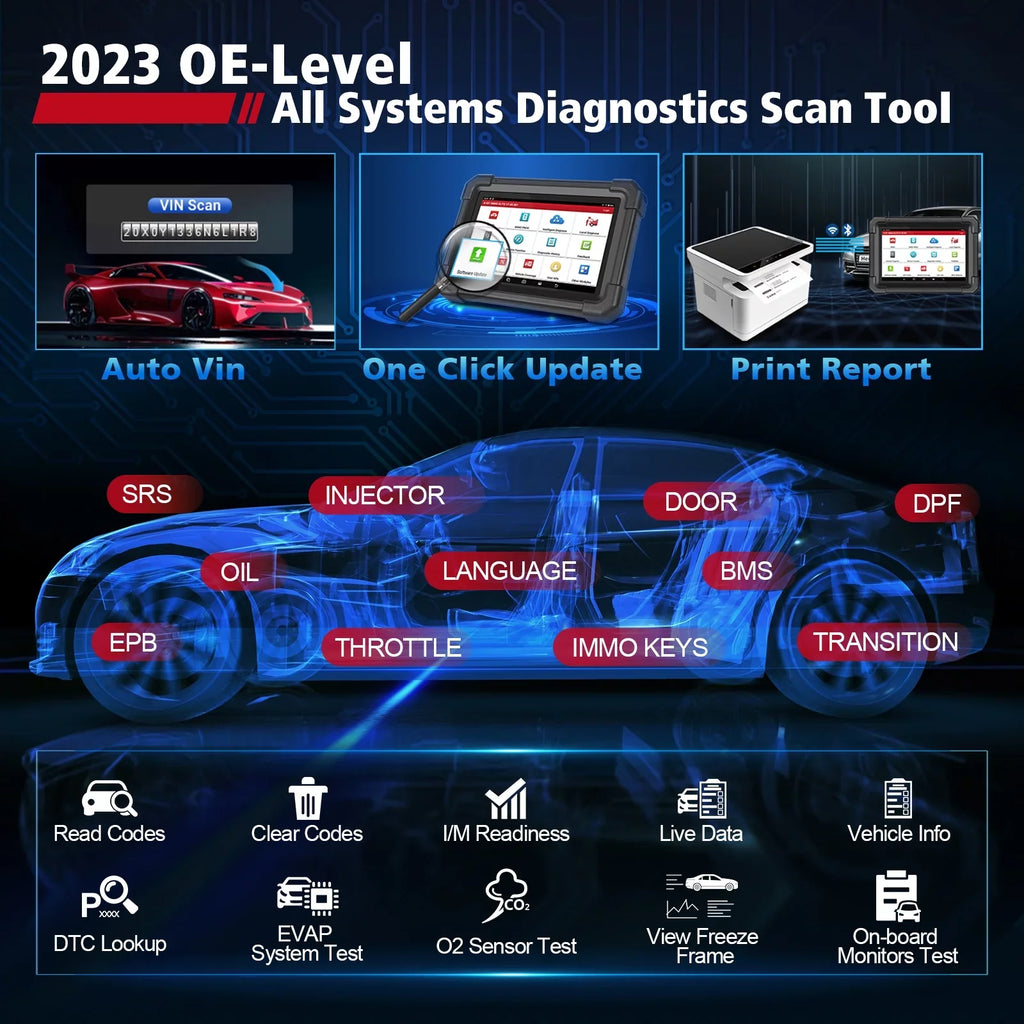 Key Diagnostic X431 2024 Programmer ,CANFD/DOIP,39+ XPROG-3 Systems ELITE Services Launch Newest Tool Car Scan IMMO with All