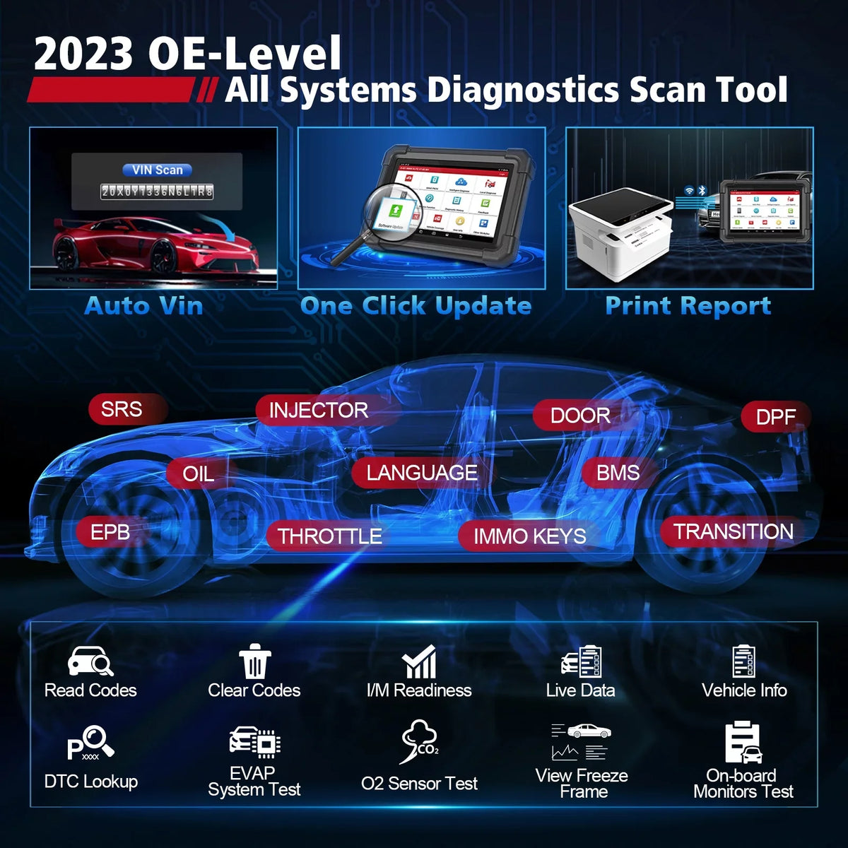 Key Diagnostic X431 2024 Programmer ,CANFD/DOIP,39+ XPROG-3 Systems ELITE Services Launch Newest Tool Car Scan IMMO with All