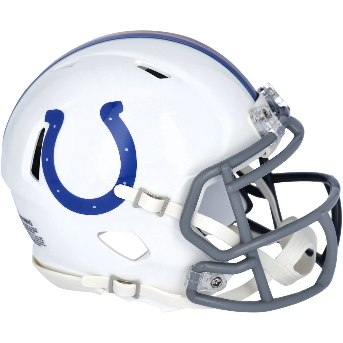 Denver Broncos on Fanatics Autographed Riddell Authentic Half Peyton & Denver Signature Speed & Colts Half Manning Helmet Certified Indianapolis - Mini Side -
