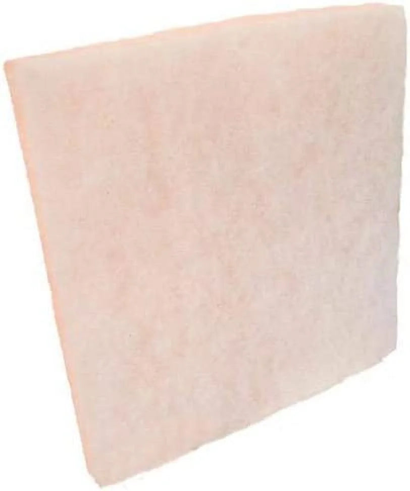MERV8 Dry a HVAC/Air Foot 1 Tackifier Media 25 Filter Heavy 24 inch x - Polyester inch x Roll, with Media Orange/White