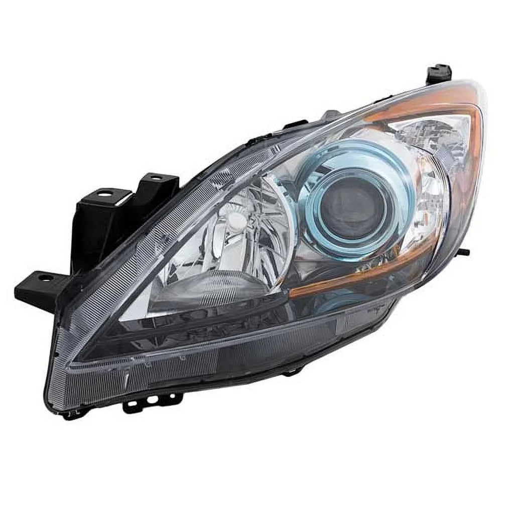 For Side Driver CAPA Mazda3 Bulb Headlamp Head w/o Headlight Light 12-13 Front