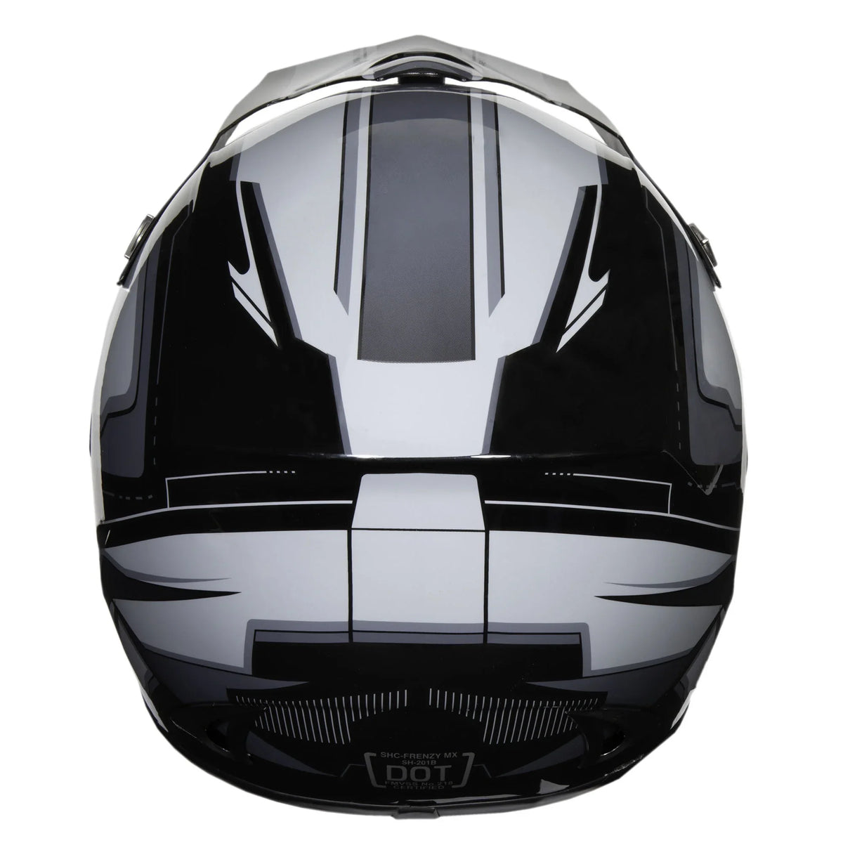 FRENZY Black-Grey, Helmet, Adult Approved, MX XL DOT