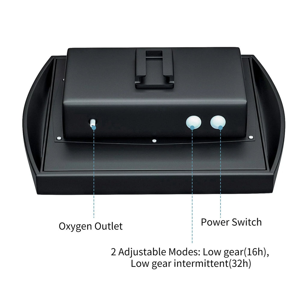 Stones Garden Oxygenator Fish Pool with Pump 8.2ft Aerator Pond for Oxygen Pump Air Fish Solar 2 Aquarium moobody Aerator Air Pipe Bubble 2W Plug-in Oxygen Fishing 6V