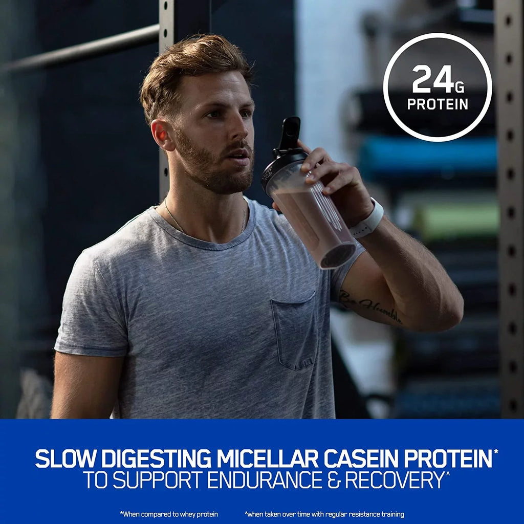 Peanut Standard 1.87 Nutrition, Gold lb Butter, Casein, 24g Chocolate Protein Optimum 100% Powder,