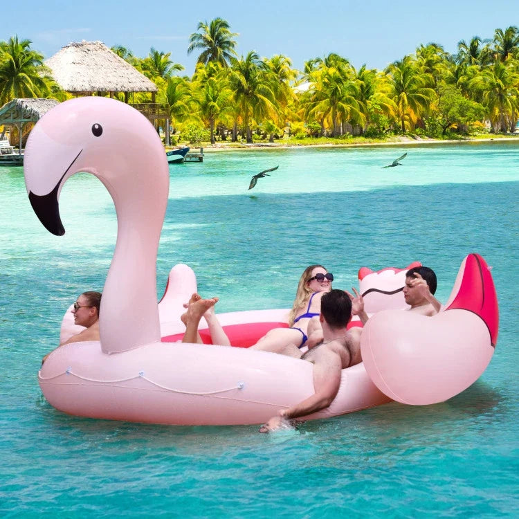 6 and Flamingo People Pool 6 River for Floating Island Cup Inflatable Holders with