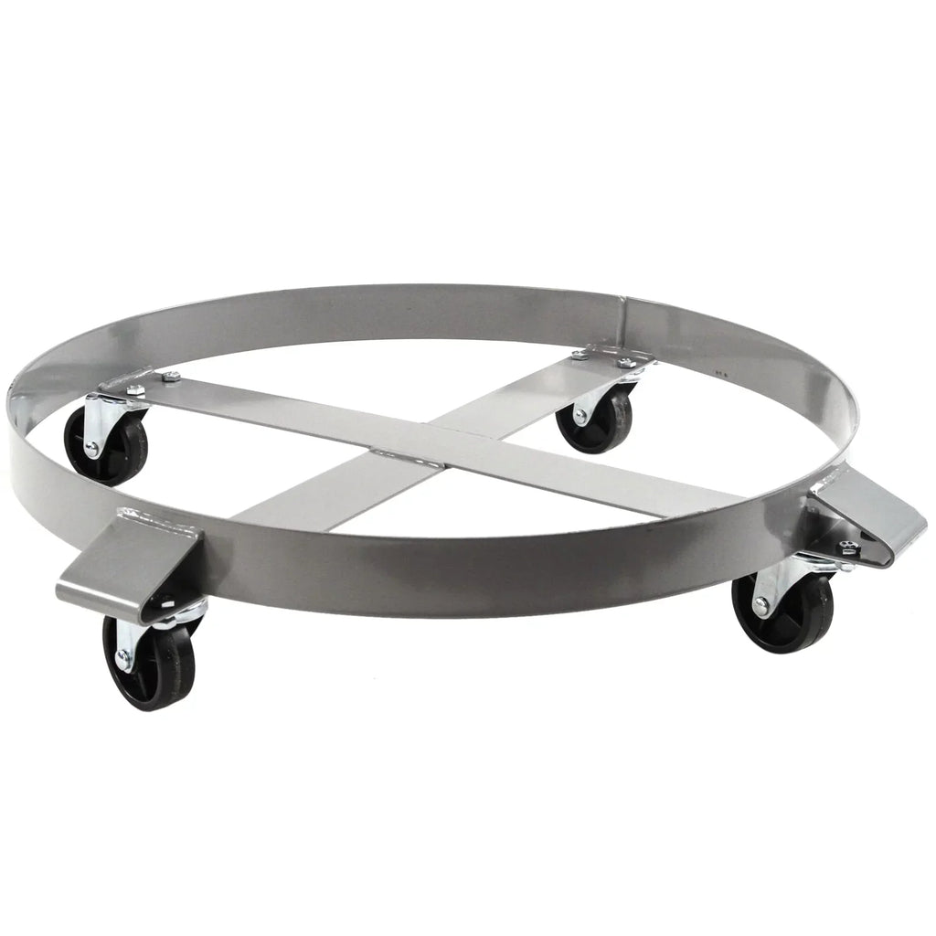 Steel Heavy Pound - Hound Duty 55 Red Auto Frame Truck Dollies Hand Tipping 1000 Gallon Drum Swivel Capacity Non Dolly Casters Wheel