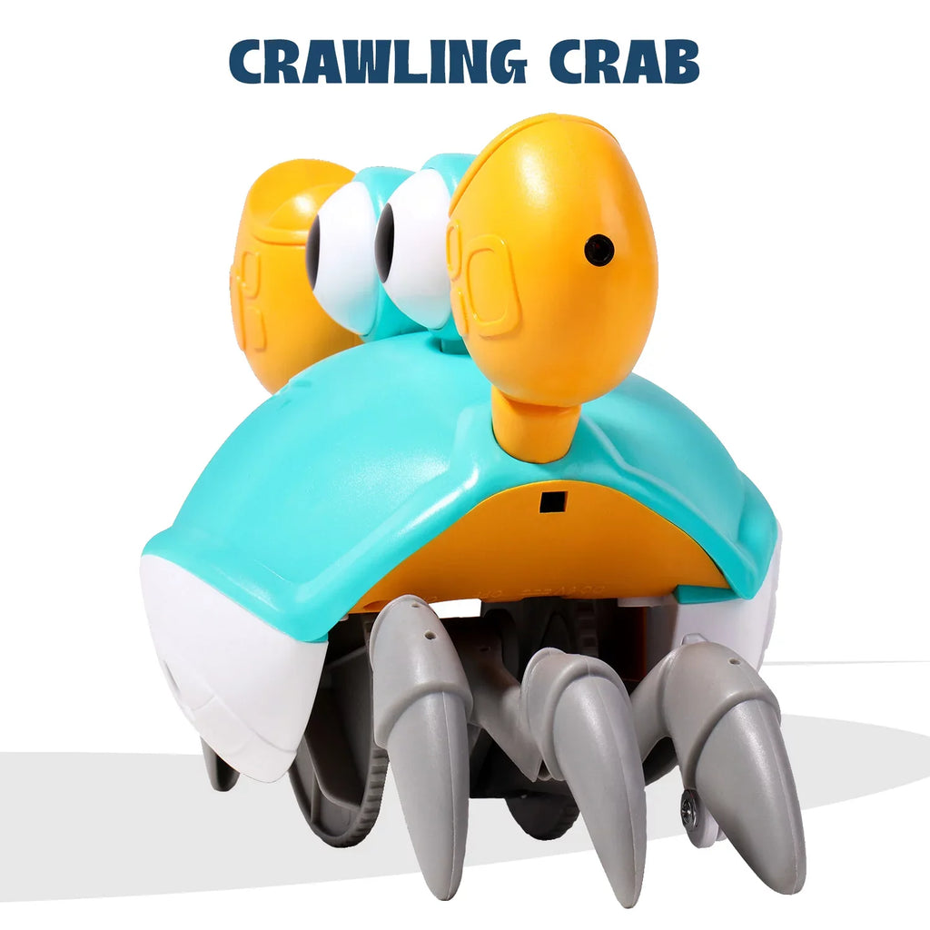 Infant Crab: And Music Birthday & For 36 Interactive Kids And Toddlers Crawl, Baby Malai Gifts Months Development Crawling Toy Tummy Cool Time Learning Walking Gift Toys For Vivid