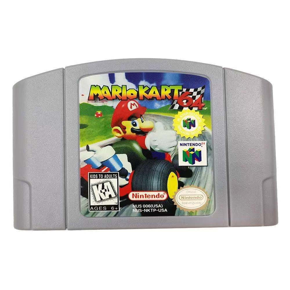 Nintendo 64 Kart Brand New N64 Mario - Game Video for Card