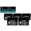 12V, - 2.3Ah, UpStart Activated, SR400 Battery Yamaha 5-Pack UB-YT4B-BS Maintenance Free, Replacement Motorcycle 2004 400CC for Factory Battery