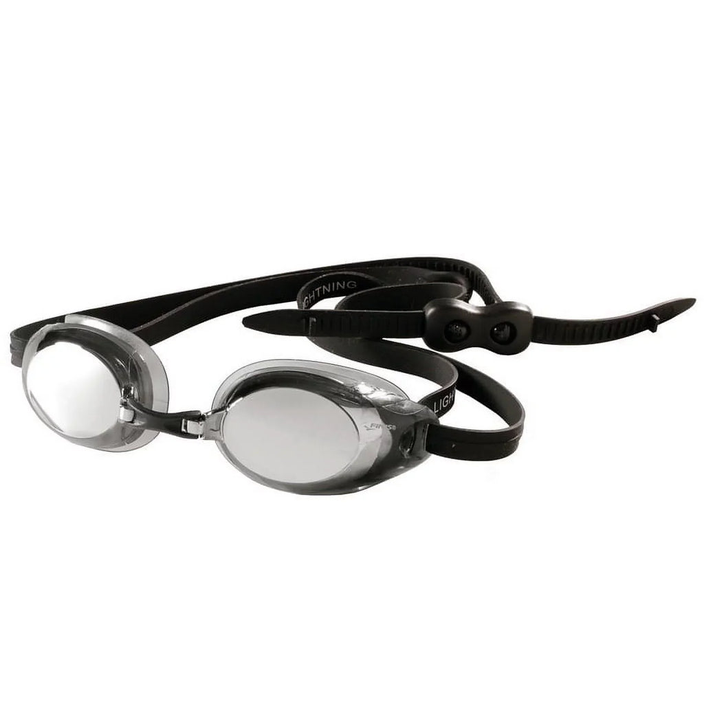 Swimming Adjustable with Men Black/Smoke - for Swim - Adult Straps Swim and Nose Women - with Goggles FINIS - Goggles Watertight Pieces Lightning Competitive Goggles Silicone 4 Interchangeable Goggles