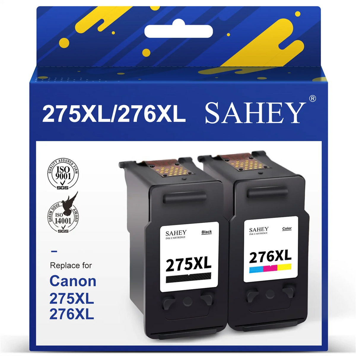 Cartridge ink for Canon Canon for Yield TS3522 Pixma Color for TS3520 High 276 TR4720 and Printer Pack ink TR4700 Ink 275 TS3500 Black 275 TR4722 275xl Combo Printer
