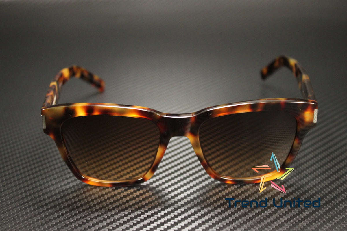 Squared Unisex mm Havana SL 54 Sunglasses Brown SAINT LAURENT 003 Acetate 560