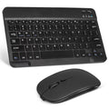 Axon Enabled Full-Size Keyboard Black All Bluetooth Slim Combo - Mac/Tablet/iPad/PC/Laptop Keyboard Rechargeable Ultra Mouse and ZTE 30 and Ultra Bluetooth Ergonomic Mouse 5G and Onyx for