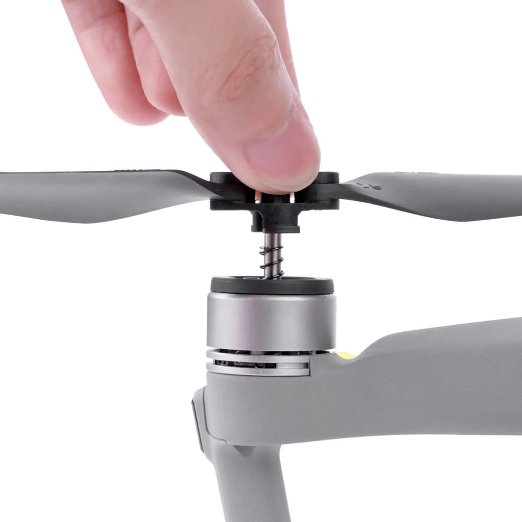 Disassemble for 4pcs Install 2 Carevas MAVIC Low Propeller Replacement Easy Noise to AIR with Drone