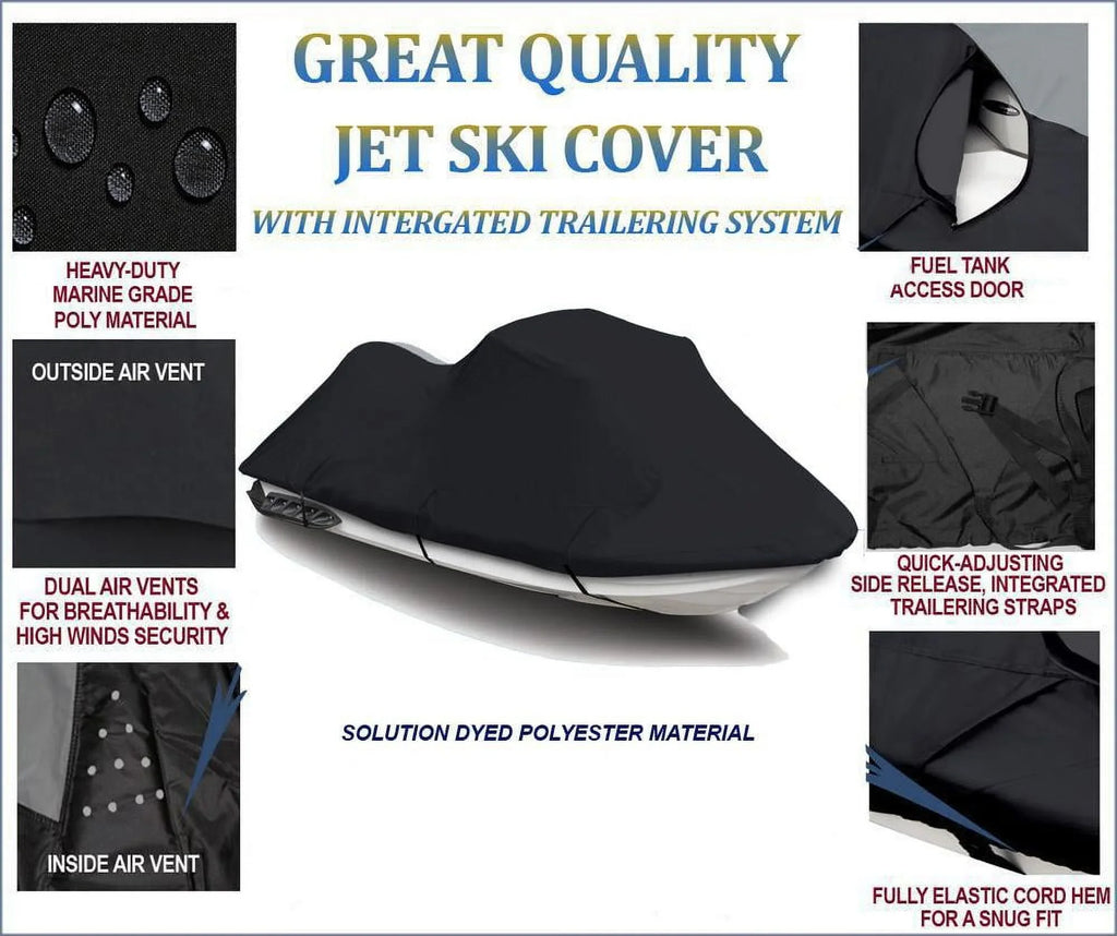 PWC 2001 JET Virage SKI Compatible TXi Polaris 2002 Cover BLACK for 600D