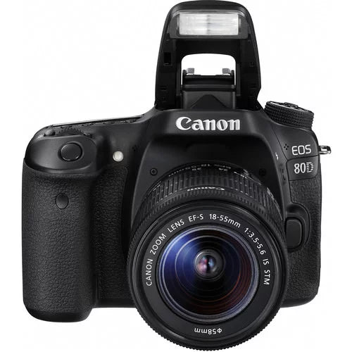 Expo Lens DSLR 18-55mm EOS + 64GB Canon Kit Camera 80D with Essentials