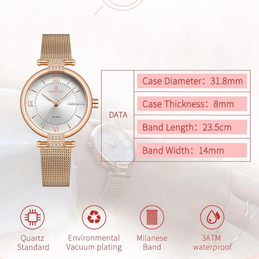 Diamond Relogio SW Women Luxury Ladies Strap Quartz Wristwatches Female Stainless Steel Watches Watch Mesh Girl Fashion