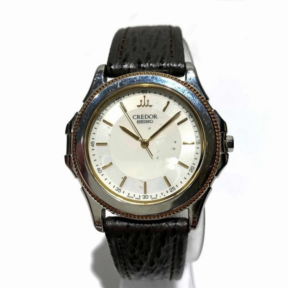 Men's Quartz Credor Pacificique Seiko Watch 9581-6060 Pre-Owned (Fair)