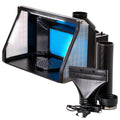 Dual Lights, Kit LED Portable, Fan, Hose Spray to Exhaust Airbrush (Extends Booth Hobby 5.6 up with Extension Feet)