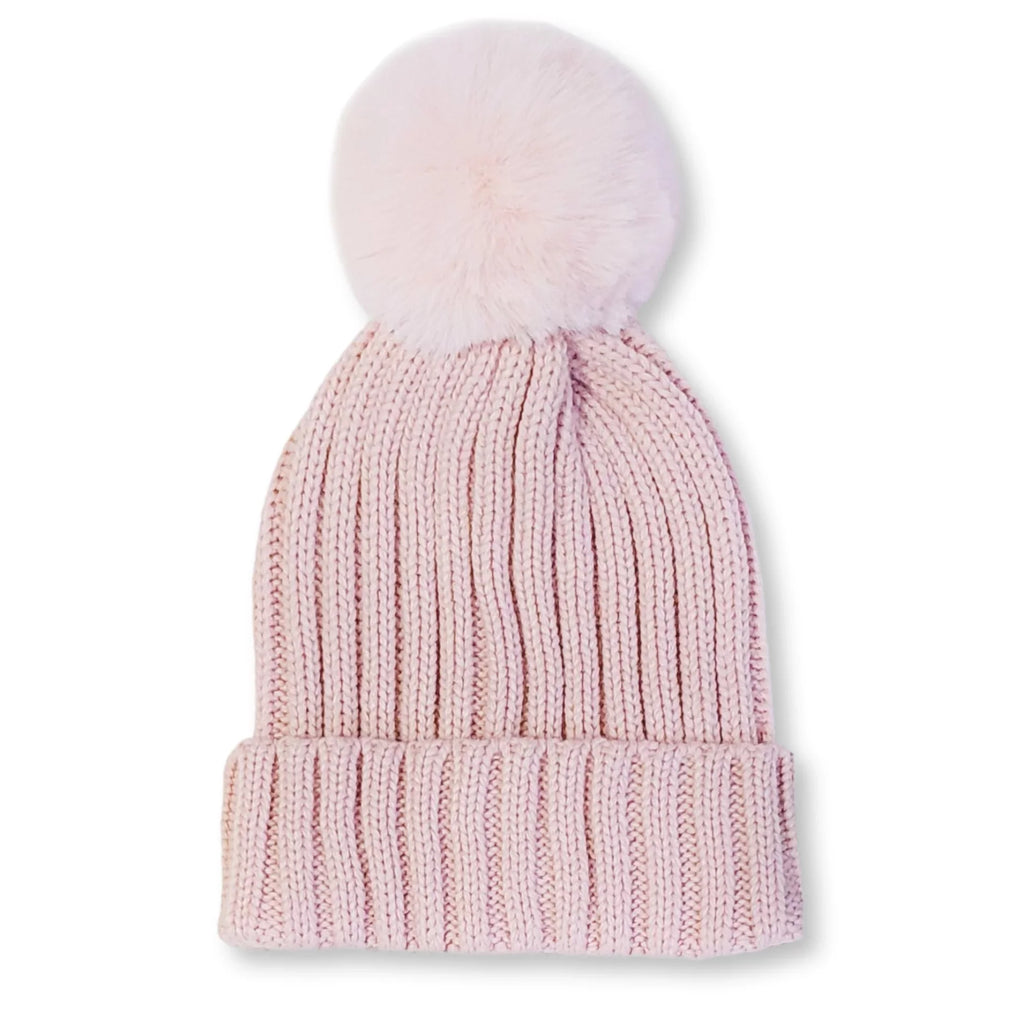 Gift Box Camuto Vince Women's Winter Faux Beanie Pom Fur with Hat
