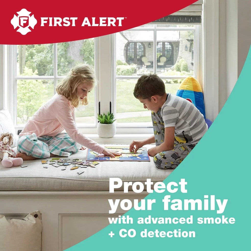 First Carbon Monoxide Smoke Combination - PRC700 Design Alarm Battery-Operated (1039783) Alert Slim &