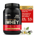 Optimum Creme, 100% Standard Nutrition, Servings Vanilla Protein 2 Whey 29 French Gold lb, Powder,