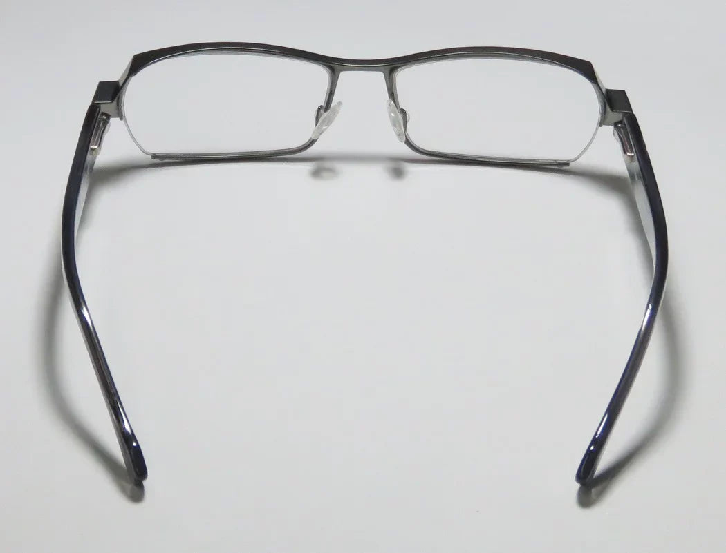 HINGES COMFORT DEMO 55-16-0 HARRY LARY'S SPECIAL FRAME FULL-RIM DESIGNER EYEGLASSES/SPECTACLES FLEXIBLE NEW TRANSPARENT ULTIMATE LENSES LEGACY / SAGE MENS GRAY