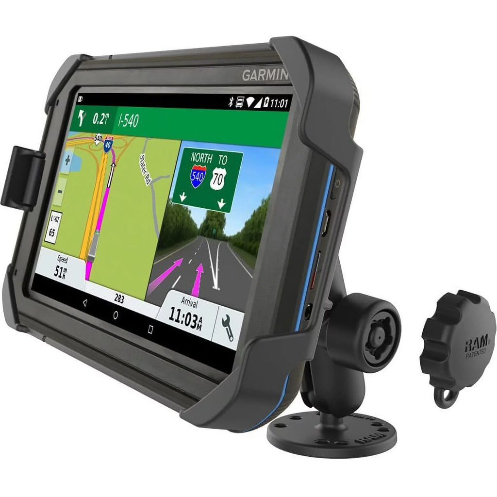 EZ-Roll'r Mount Garmin More + for Overlander Drill-Down 770, Fleet