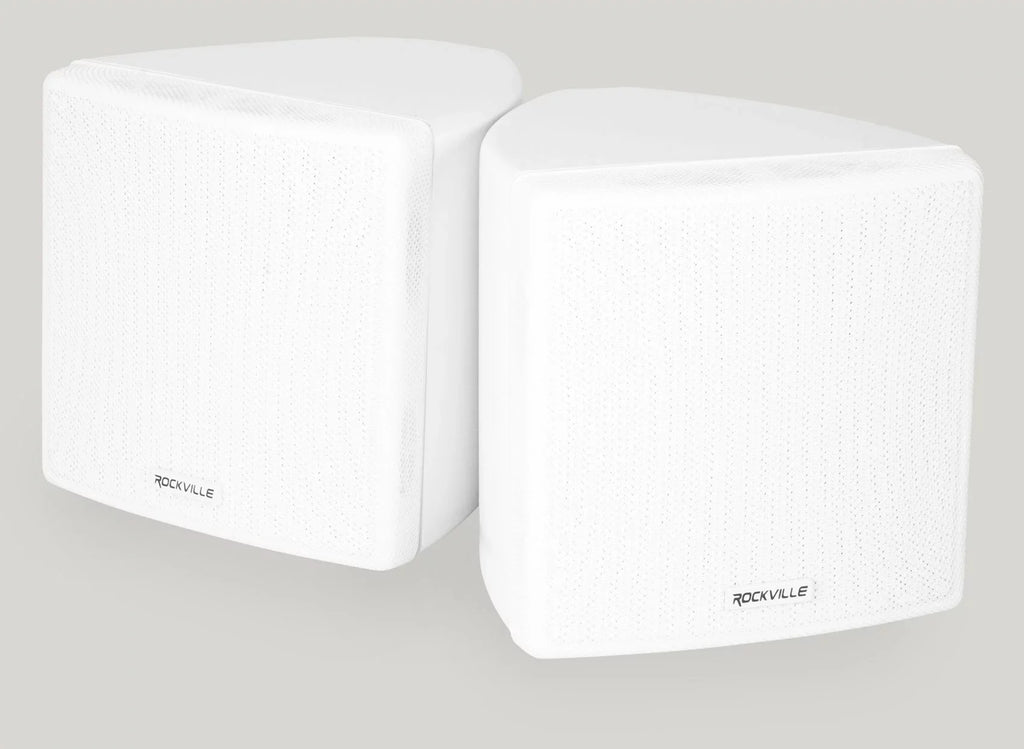 3.5" Restaurant/Bar/Cafe JBL for White Commercial Amplifier+(8) Cube Speakers