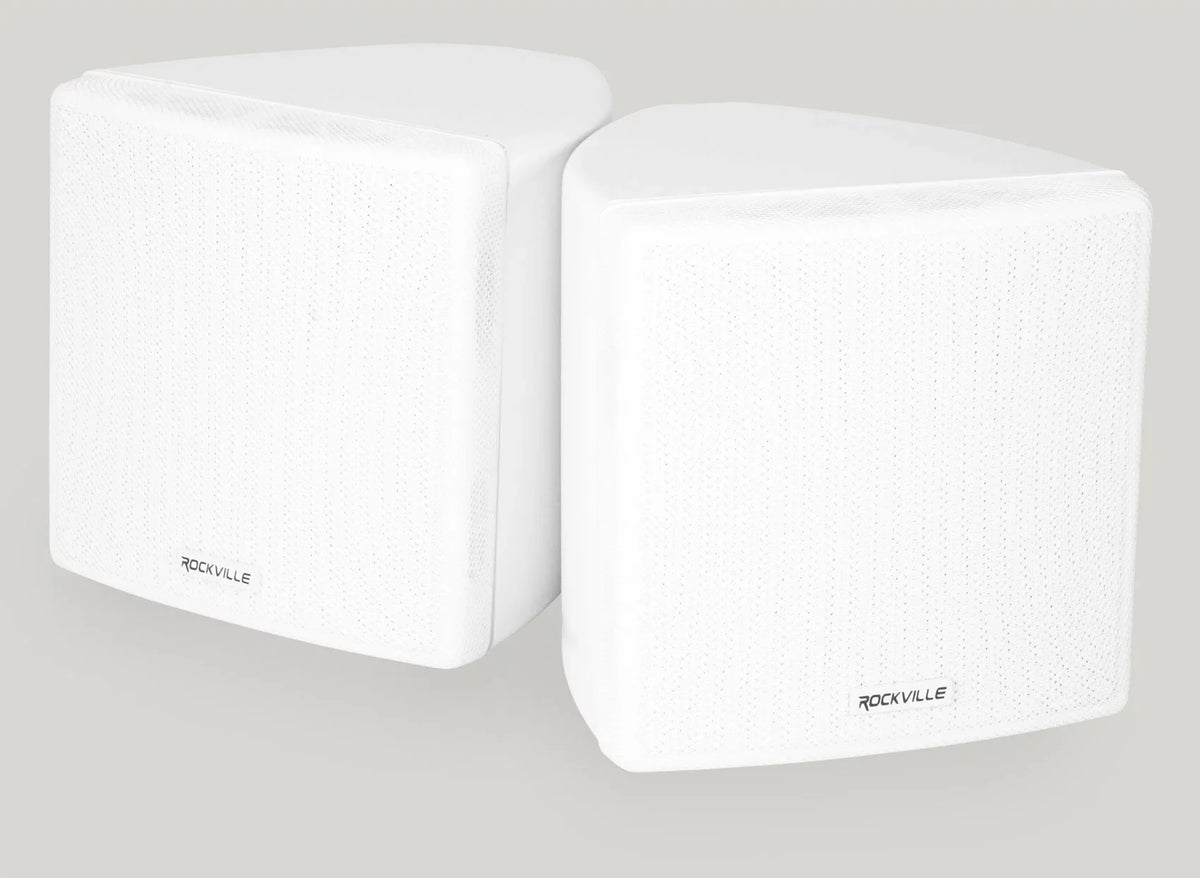 3.5" Restaurant/Bar/Cafe JBL for White Commercial Amplifier+(8) Cube Speakers