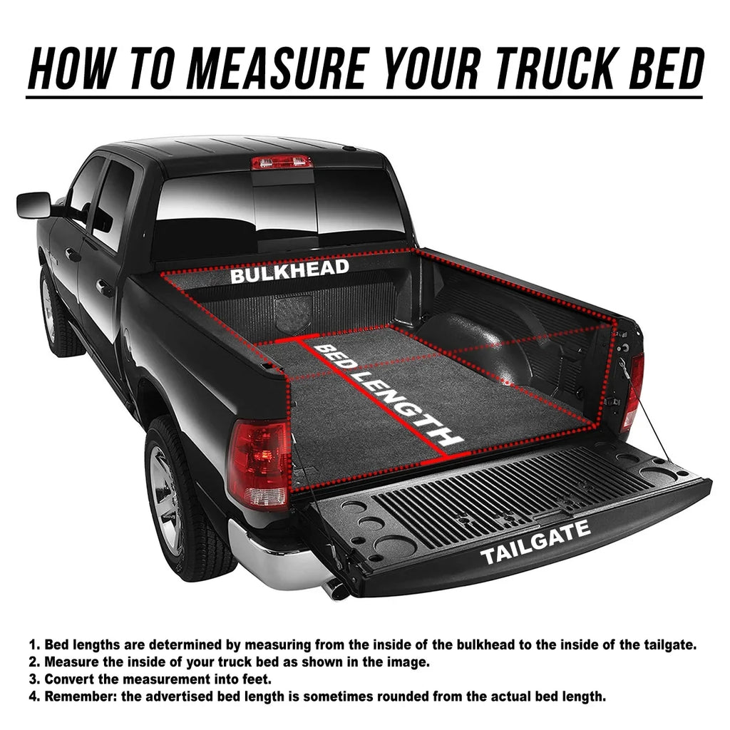 Tonneau -Fold Short Hard Motoring 3500 TTC-HARD-028 For Truck / DNA Cover 1500 Fleetside 6.5Ft 2009 Bed Solid Tri Ram to 2022