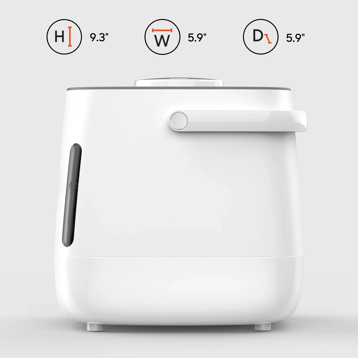 Image Ultrasonic Mist 4 Sharper White Humidifier, (New)