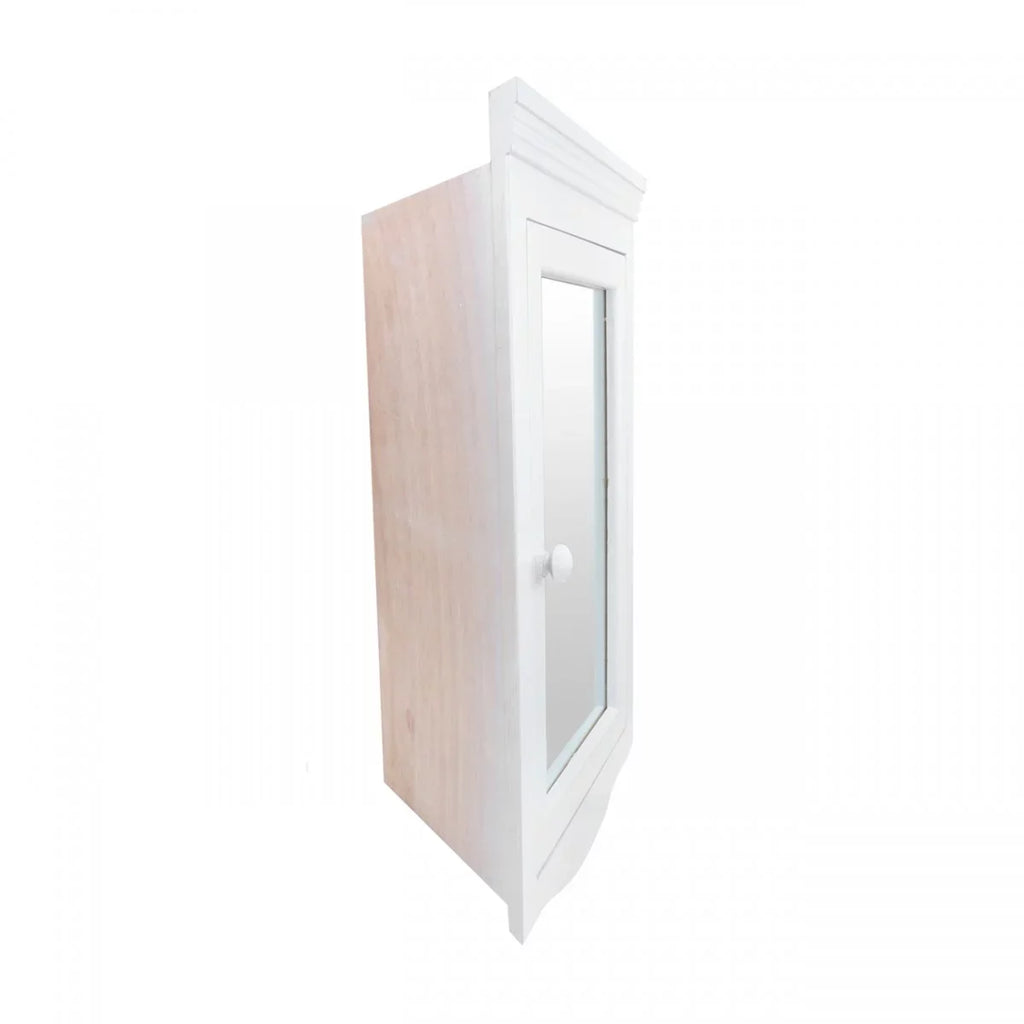 Storage Mount Cabinet Cabinet Medicine Wooden Corner Bathroom Bethpage w/ Hardwood 27" Supply White Screws 20" Renovators x Storage Double w/Mirror Shelf Wall