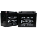 UpStart 2-Pack 1000 CC Activated, Battery Battery 2001 Suzuki Maintenance Replacement Free, Motorcycle 10Ah, 12V, Factory UB-YTX12-BS GSX-R1000 -