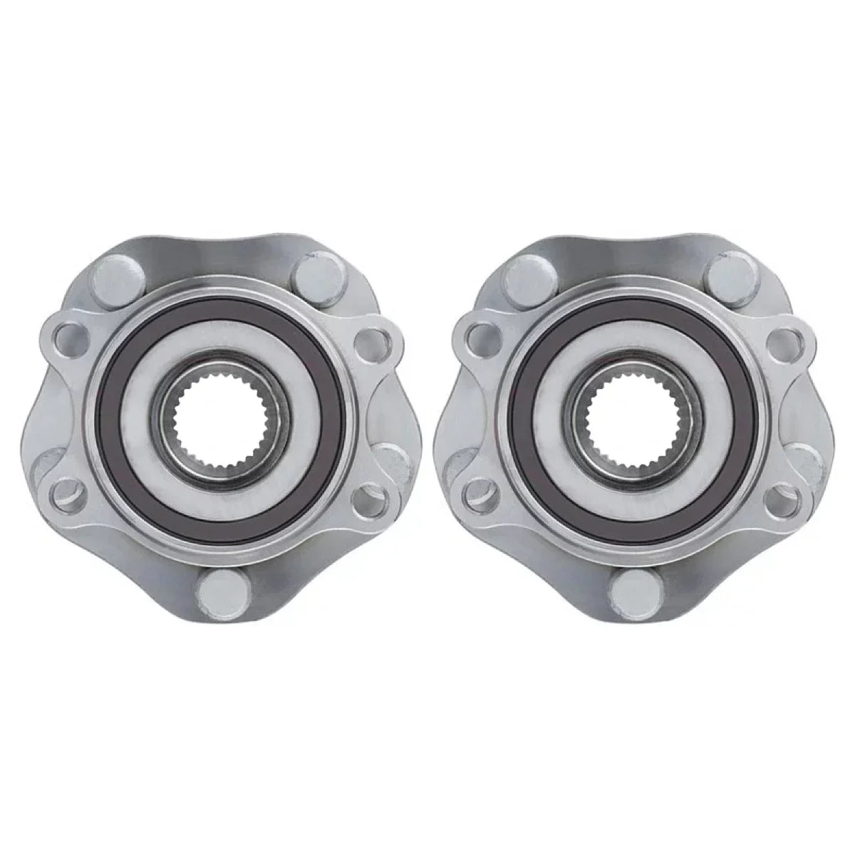 AutoShack Rogue Nissan HB613359PR Passenger Set 2.5L of for Driver AWD 2018 Sport Rogue 5-Lug Hub Qashqai FWD Side 2019 2017-2019 2017 Bearing 2017-2018 2014-2016 Replacement and Front 2 2.0L Wheel