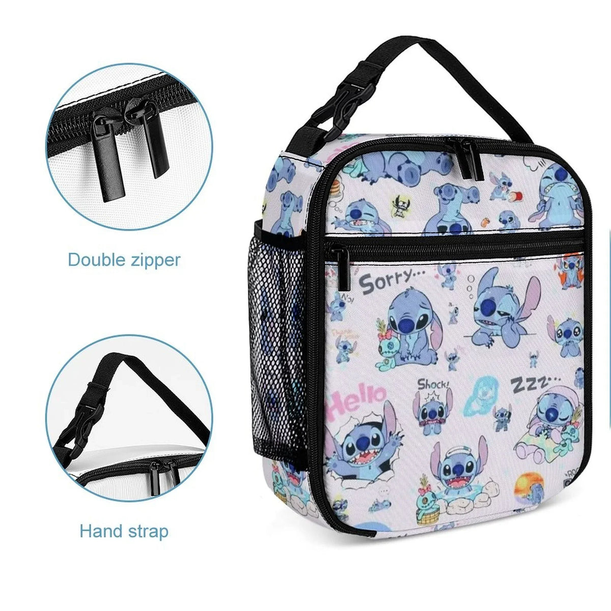 Adult For Boys Cooler Portable Thermal Girls Stitch Handbag Tote Bento Lunch Kids School Bag Lilo Insulated Office Bag