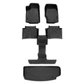 for Cargo Weather the Black Custom Behind SA0568-B0570-E0568 Cherokee & 3rd Fit Grand 2021-2023 Liner Black L, Liner Row Jeep Mat 3 Row Floor All Set