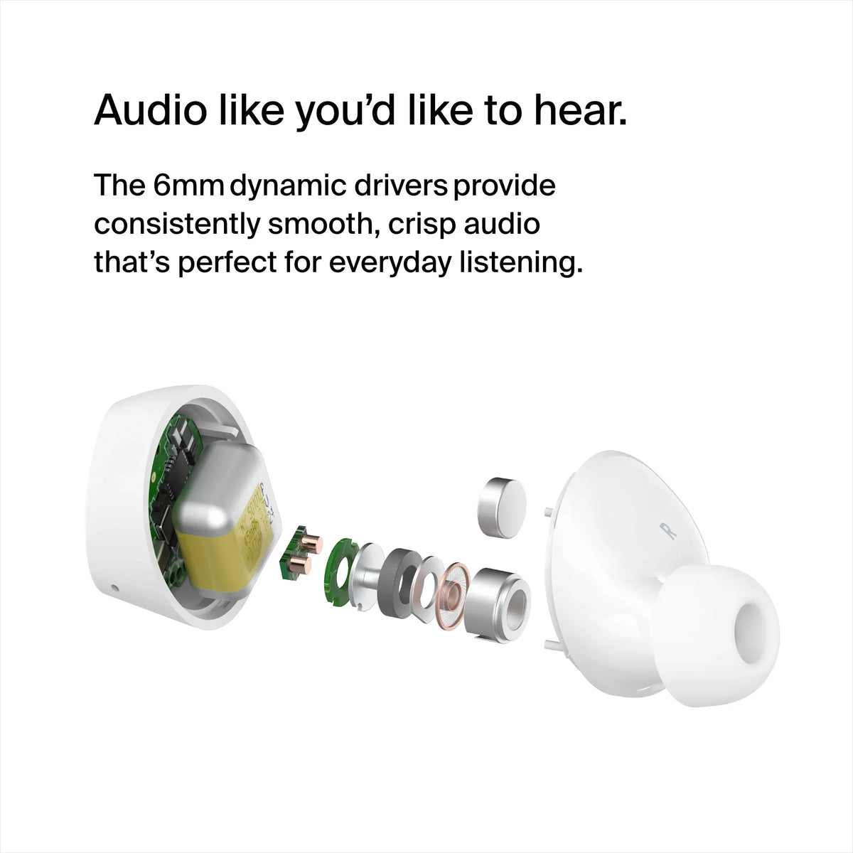 Earbuds, and White Belkin Hours iPhone, - Water Sweat Charging, Battery Wireless Resistant, and of Bolt, 28 Pixel USB-C, to SoundForm™ Wireless More Up Life, Galaxy, IPX5 True