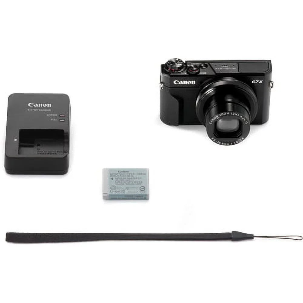 II BATT Digital + PowerShot G7 X Mark Canon + + EXT Camera Tripod 32GB Bundle